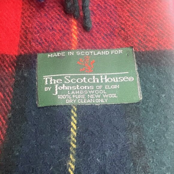 The Scotch House By Johnstons Of Elgin Scarf Lambswool Scotland - Picture 10 of 10